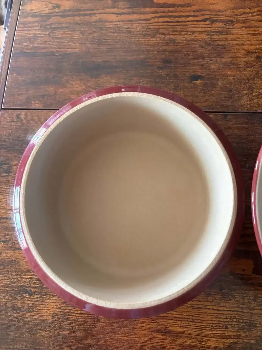 The Pampered Chef Cranberry Round Covered Baker StonewareDish 6 Cup 1.5L
